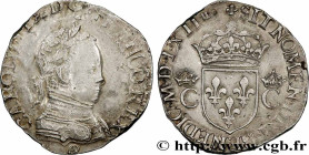 CHARLES IX
Type : Teston, 8e type, dit “morveux” 
Date : MDLXII 
Date : 1562 
Mint name / Town : Orléans 
Metal : silver 
Millesimal fineness : 898  ‰...