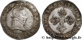 HENRY III
Type : Franc au col plat 
Date : 1578 
Mint name / Town : Poitiers 
Quantity minted : 72484 
Metal : silver 
Millesimal fineness : 833  ‰
Di...