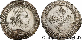 HENRY III
Type : Franc au col fraisé 
Date : 1582 
Mint name / Town : Toulouse 
Quantity minted : 326646 
Metal : silver 
Millesimal fineness : 833  ‰...