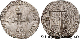 LOUIS XIII
Type : Quart d'écu de Navarre 
Date : 1611 
Mint name / Town : Saint-Palais 
Metal : silver 
Millesimal fineness : 917  ‰
Diameter : 28  mm...