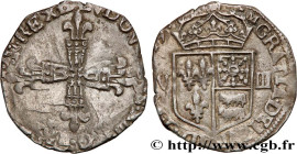 LOUIS XIII
Type : Huitième d'écu de Béarn 
Date : 1619 
Mint name / Town : Morlaàs 
Metal : silver 
Millesimal fineness : 917  ‰
Diameter : 24,5  mm
O...