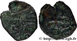 LOUIS XIII
Type : Vaquette, 2e type 
Date : 1622 
Mint name / Town : Morlaàs 
Metal : billon 
Millesimal fineness : 26  ‰
Diameter : 13  mm
Orientatio...