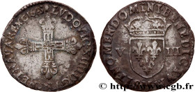 LOUIS XIV "THE SUN KING"
Type : Huitième d'écu, 1er type 
Date : 1645 
Mint name / Town : Toulouse 
Quantity minted : 141070 
Metal : silver 
Millesim...