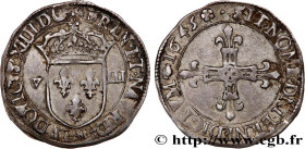 LOUIS XIV "THE SUN KING"
Type : Huitième d'écu, 1er type 
Date : 1645 
Mint name / Town : Montpellier 
Quantity minted : 44906 
Metal : silver 
Milles...