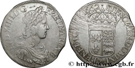 LOUIS XIV "THE SUN KING"
Type : Écu à la mèche longue de Béarn 
Date : 1662 
Mint name / Town : Pau 
Metal : silver 
Millesimal fineness : 917  ‰
Diam...