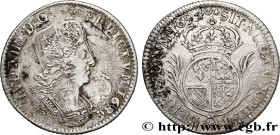 LOUIS XIV "THE SUN KING"
Type : Huitième d’écu de Flandre aux palmes 
Date : 1694 
Mint name / Town : Lille 
Metal : silver 
Millesimal fineness : 857...