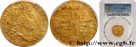 LOUIS XIV "THE SUN KING"
Type : Demi-louis d'or au soleil 
Date : 1711 
Mint name / Town : Lyon 
Quantity minted : 83452 
Metal : gold 
Millesimal fin...