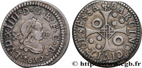SPAIN - BARCELONA - LOUIS XIV THE SUN KING
Type : X réaux 
Date : 1652 
Mint name / Town : Barcelone 
Metal : silver 
Diameter : 20,5  mm
Orientation ...