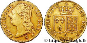 LOUIS XVI
Type : Louis d'or dit "aux écus accolés" 
Date : 1785 
Mint name / Town : Paris 
Quantity minted : 893656 
Metal : gold 
Millesimal fineness...