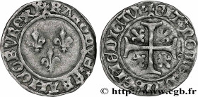 CHARLES VII LE BIEN SERVI / THE WELL-SERVED
Type : Blanc aux trois lis 
Date : 00/05/1426 
Date : n.d. 
Mint name / Town : Tours 
Metal : billon 
Mill...