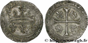 CHARLES VII LE BIEN SERVI / THE WELL-SERVED
Type : Blanc aux lis accotés 
Date : 9/10/1429 
Mint name / Town : Tours 
Metal : billon 
Millesimal finen...