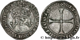 CHARLES VII LE BIEN SERVI / THE WELL-SERVED
Type : Blanc au K ou des "gens d'armes" 
Date : 4/12/1431 
Date : n.d. 
Mint name / Town : Tours 
Metal : ...