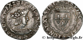 FRANCIS I
Type : Teston, 4e type 
Date : n.d. 
Mint name / Town : Tours 
Metal : silver 
Millesimal fineness : 898  ‰
Diameter : 29  mm
Orientation di...