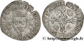 HENRY II
Type : Douzain aux croissants 
Date : 1559 
Mint name / Town : Tours 
Quantity minted : 18513 
Metal : billon 
Millesimal fineness : 292  ‰
D...