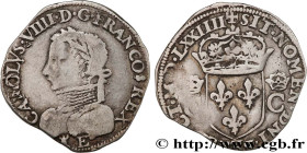 CHARLES IX
Type : Demi-teston, 2e type 
Date : MDLXII 
Date : 1574 
Mint name / Town : Tours 
Quantity minted : 11899 
Metal : silver 
Millesimal fine...