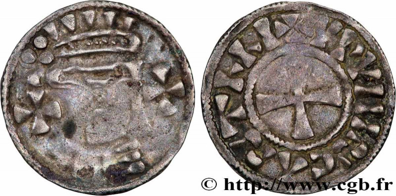 CHÂTEAUDUN - VISCOUNTCY OF CHÂTEAUDUN - EUDES IER
Type : Denier 
Date : c. 990 
...