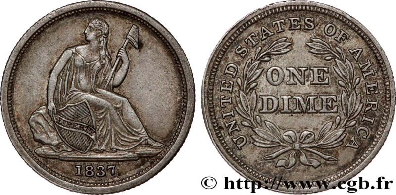 UNITED STATES OF AMERICA
Type : 1 Dime Liberté assise 
Date : 1837 
Mint name / ...