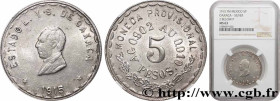 MEXICO - PROVISIONAL GOVERNMENT OF OAXACA
Type : 5 Pesos 
Date : 1915 
Quantity minted : - 
Metal : silver 
Millesimal fineness : 902  ‰
Diameter : 30...