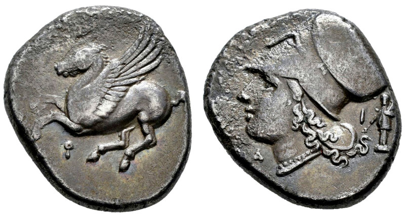 Corinthia. Corinth. Stater. 375-300 BC. (Pegasi-461). (BCD-Corinth 135). (Hgc-4,...