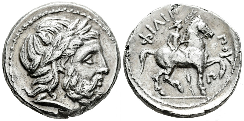 Kingdom of Macedon. Philip II. Tetradrachm. 359-336 BC. Pella. (CNG. III, 862). ...