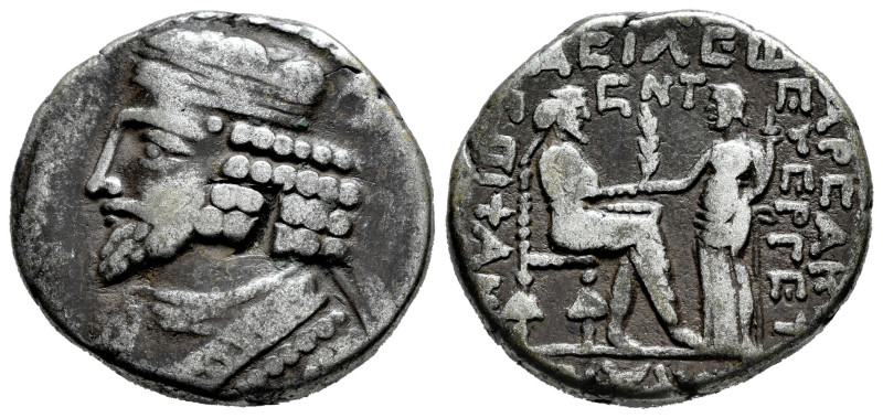 Kingdom of Parthia. Gotarzes II. Tetradrachm. 43-44 AD. Seleukeia on the Tigris....