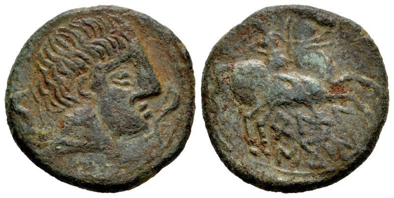 Belaiskom. Unit. 120-20 BC. Zona de Navarra-Aragón. (Abh-234). (Acip-1818). Anv....