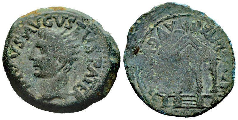 Emerita Augusta. Time of Tiberius. Unit. 14-36 AD. Mérida (Badajoz). (Abh-1046)....