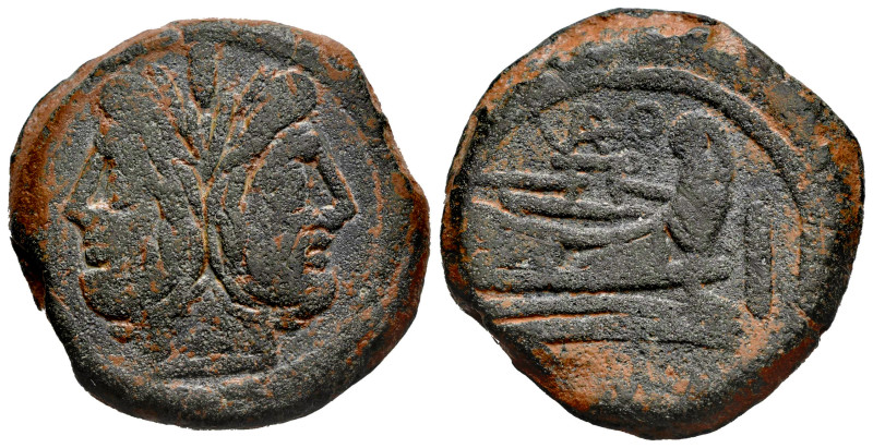 Anonymous. A. Terentius Varro. Unit. 169-158 BC. Rome. (Craw-185/1). (BMCRR Rome...