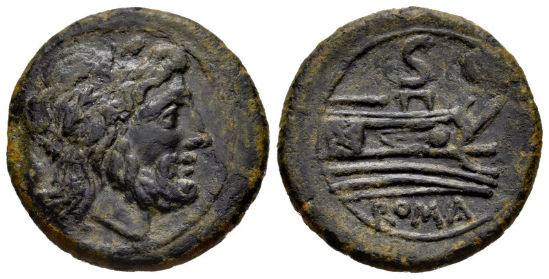 Anonymous. Half unit. 91 BC. (Spink-901). (Craw-56/3). Ae. 10,17 g. A good sampl...