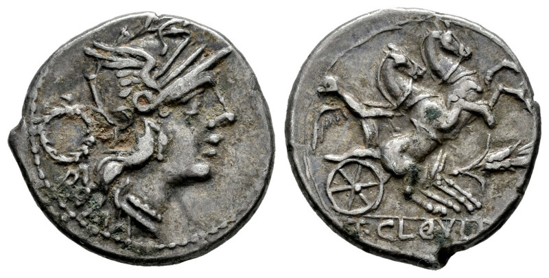 Cloulius. T. Cloelius. Denarius. 128 BC. Rome. (Ffc-572). (Craw-260/1). (Cal-435...