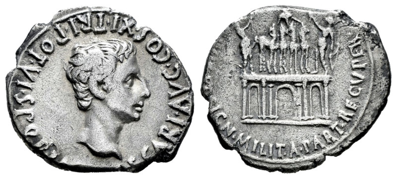 Augustus. Denarius. 18-17/16 BC. Colonia Patricia (Córdoba). (Ffc-67). (Ric-134a...