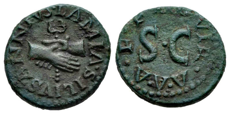 Augustus. Lamia, Silius and Annius. Cuadrante. 9 BC. Rome. (Ric-I 420). (Bmcre-2...