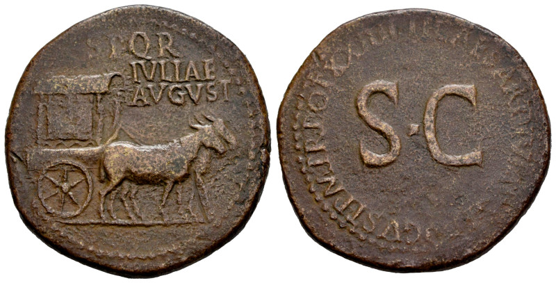 Livia. Sestertius. 22-23 AD. Rome. (Ric-I 51). (Bmcre-76). (C-6). Anv.: S P Q R ...