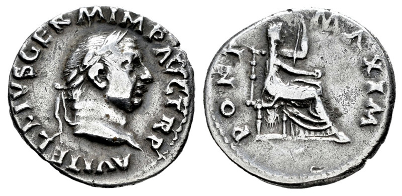 Vitellius. Denarius. 69 AD. Rome. (Ric-107). (Bmcre-34). (Rsc-72). Anv.: A VITEL...