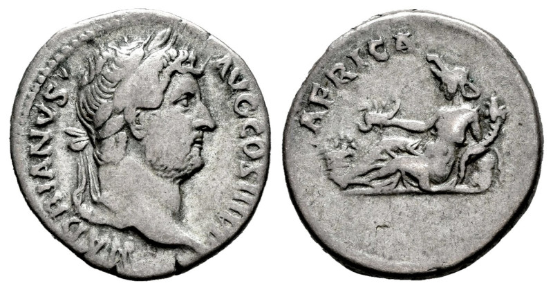 Hadrian. Denarius. 130-133 AD. Rome. (Ric-III 3,1494). (Bmcre-816). (Rsc-138). A...