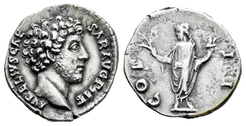 Marcus Aurelius. Denarius. 145-147 AD. Rome. (Ric-III 429a). (Bmcre-594). (Rsc-1...
