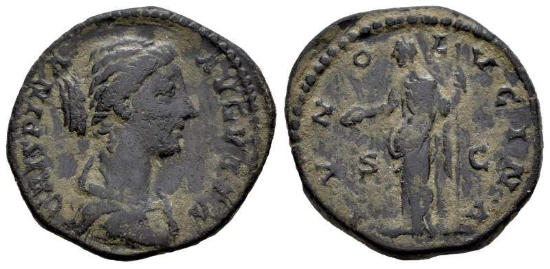 Crispina. Unit. 78-191 AD. Rome. (Ric-680). (Bmcre-433). (Ch-24). Anv.: CRISPINA...