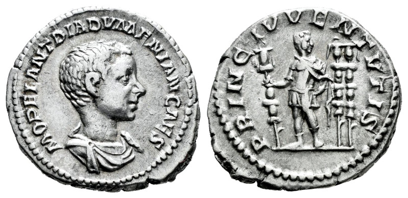 Diadumenian. Denarius. 217-218 AD. Rome. (Ric-IV 102). (Bmcre-87). (Rsc-3). Anv....