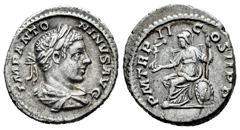 Elagabalus. Denarius. 219 AD. Rome. (Ric-16). (Bmcre-92). (Rsc-142). Anv.: IMP A...