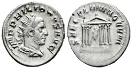 Philip I. Antoninianus. 248 AD. Rome. (Ric-IV 25b). (Rsc-198). Anv.: IMP PHILIPPVS AVG, radiate, draped and cuirassed bust to right. Rev.: SAECVLVM NO...