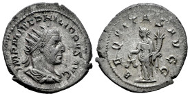 Philip I. Antoninianus. 245-247 AD. Rome. (Ric-27b). Rev.: AEQVITAS AVGG. Ag. 3,96 g. Choice VF. Est...35,00. 

Spanish Description: Filipo I. Anton...
