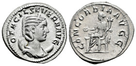 Otacilia Severa. Antoninianus. 246-248 AD. Rome. (Ric-IV 125c). (Rsc-4). Anv.: M OTACIL SEVERA AVG, diademed and draped bust to right, set on crescent...