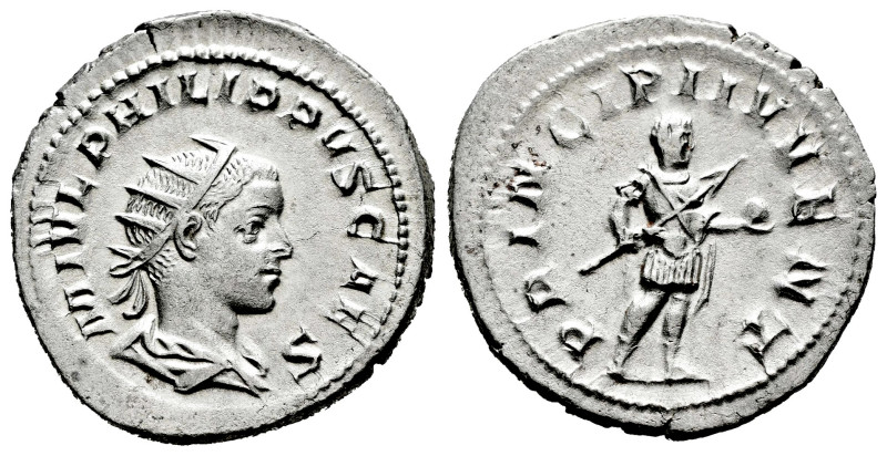 Philip II. Antoninianus. 244-246 AD. Rome. (Ric-IV 216c). (Rsc-54). Anv.: M IVL ...