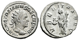 Trajan Decius. Antoninianus. 249-251 AD. Rome. (Ric-IV 28b). (Rsc-105). Anv.: IMP C M Q TRAIANVS DECIVS AVG. Radiate, draped and cuirassed bust to rig...