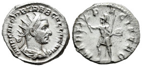 Trebonianus Gallus. Antoninianus. 251-253 AD. Rome. (Ric-IV 40). (Rsc-71). Anv.: IMP CAE C VIB TREB GALLVS AVG, radiate, draped and cuirassed bust to ...