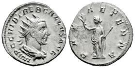 Trebonianus Gallus. Antoninianus. 251-253 AD. Mediolanum. (Ric-71). Anv.: IMP C C VIB TREB GALLVS AVG. Busto radiado, drapeado y con coraza a derecha....