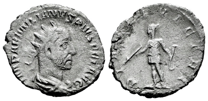 Aemilian. Antoninianus. 253 AD. Rome. (Ric-2b). (Rsc-10). Ag. 2,61 g. Scarce. Ch...