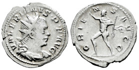 Valerian I. Antoninianus. 257-260 AD. Colonia Agrippinensis. (Ric-12 (Lugdunum)). (Rsc-143a (Lugdunum)). Anv.: VALERIANVS P F AVG, radiate, draped, an...