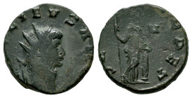 Gallienus. Antoninianus. 264-265 AD. Rome. (Ric-Unlisted). (Mir-Unlisted). Anv.: (GAL)LIEVS AV(G), radiate bust to right. Rev.: SE(CVRIT PE)RPET, Secu...