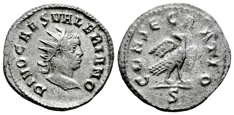 Divo Valerian II. Antoninianus. 258-259 AD. Rome. (Ric-V 2,27). (Mir-265g). (Rsc...